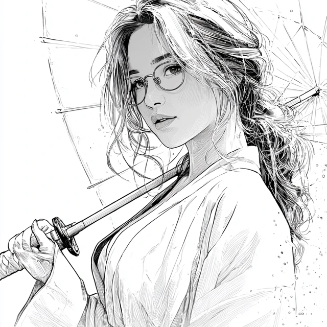 Line Art Coloring Style: Midjourney v5.2, v6, Niji6 Test - v7.0 - Image 2