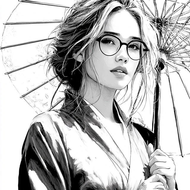 Line Art Coloring Style: Midjourney v5.2, v6, Niji6 Test - v7.0 - Image 4