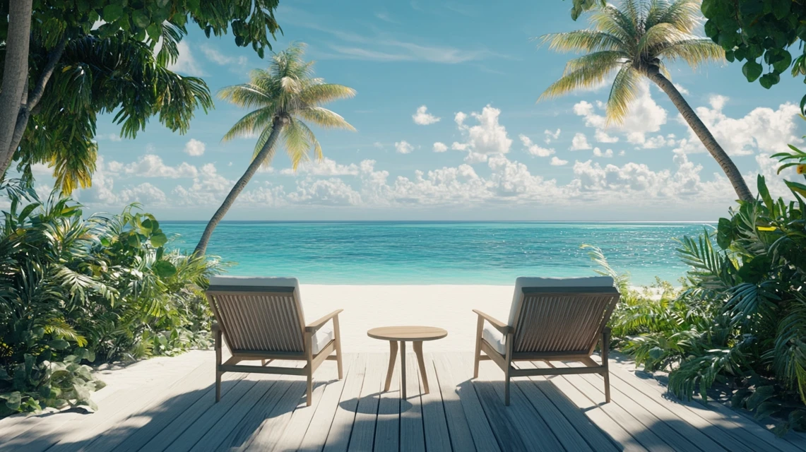 Midjourney Beach Cabana Photorealism: Version Showdown - v6.1 - Image 2