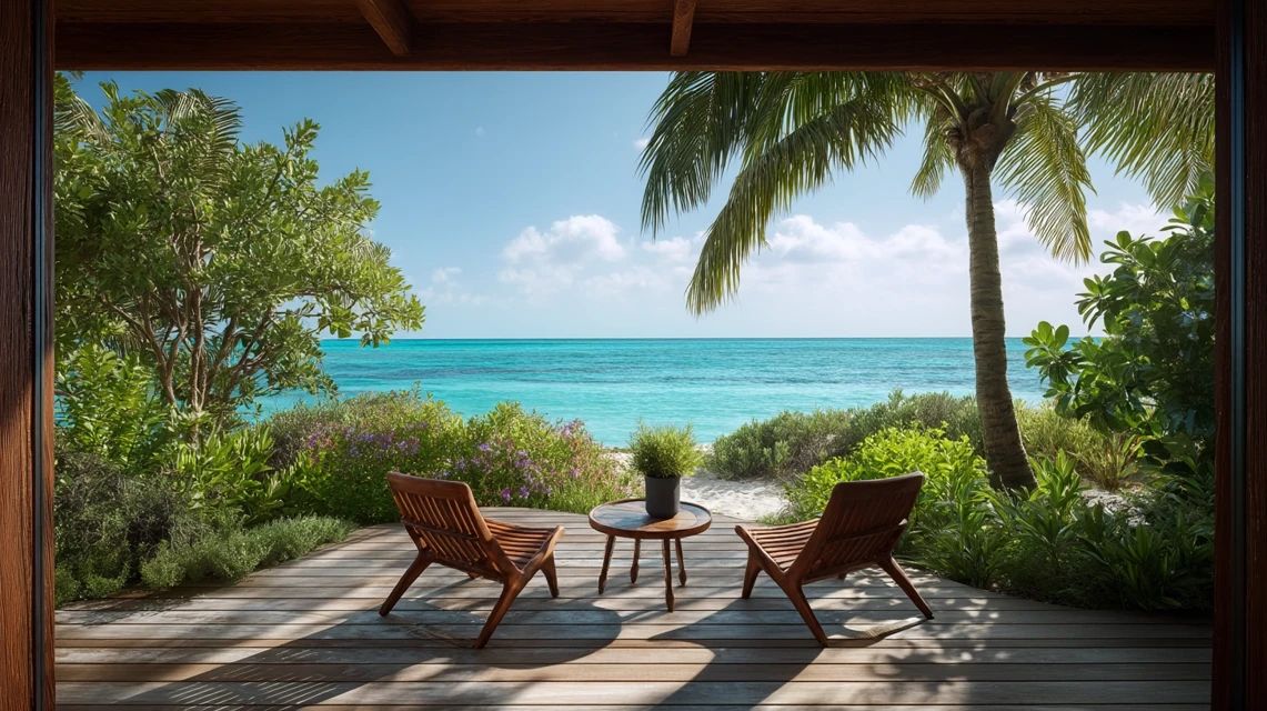 Midjourney Beach Cabana Photorealism: Version Showdown - v7.0 - Image 3