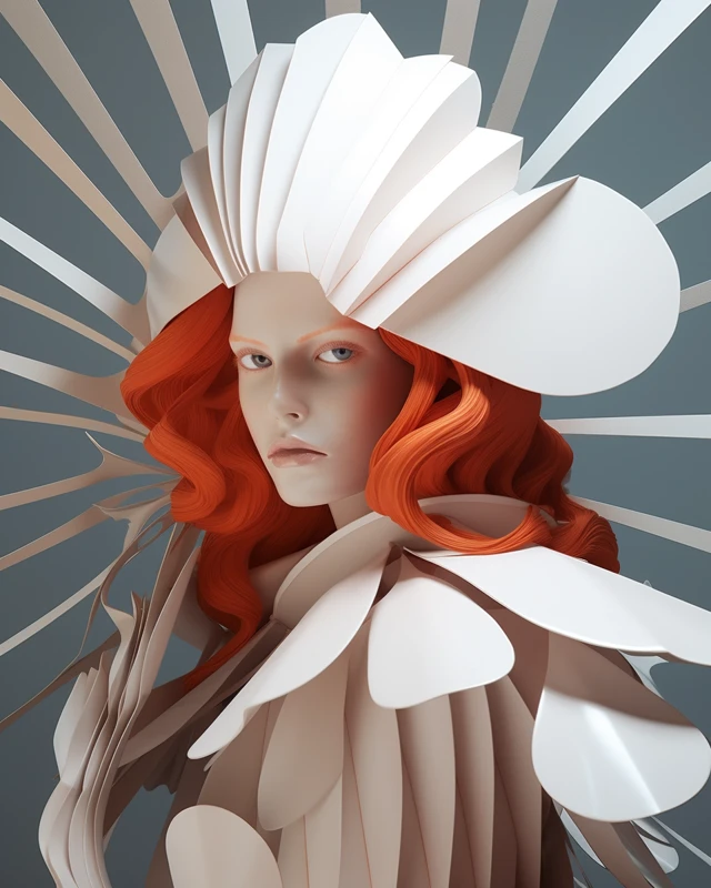 Avant-garde Elf Portraits: MidJourney V5-V7 Evolution - v5.2 - Image 3