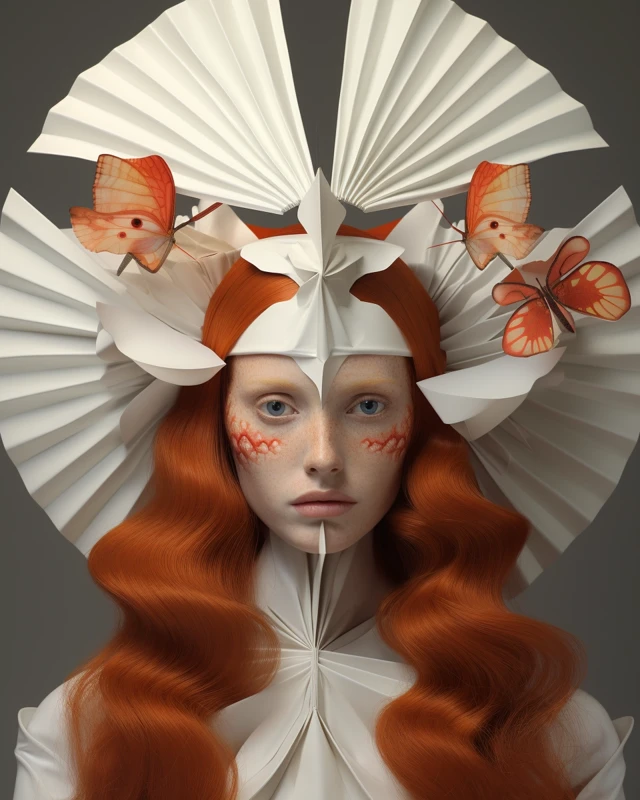 Avant-garde Elf Portraits: MidJourney V5-V7 Evolution - v5.2 - Image 4