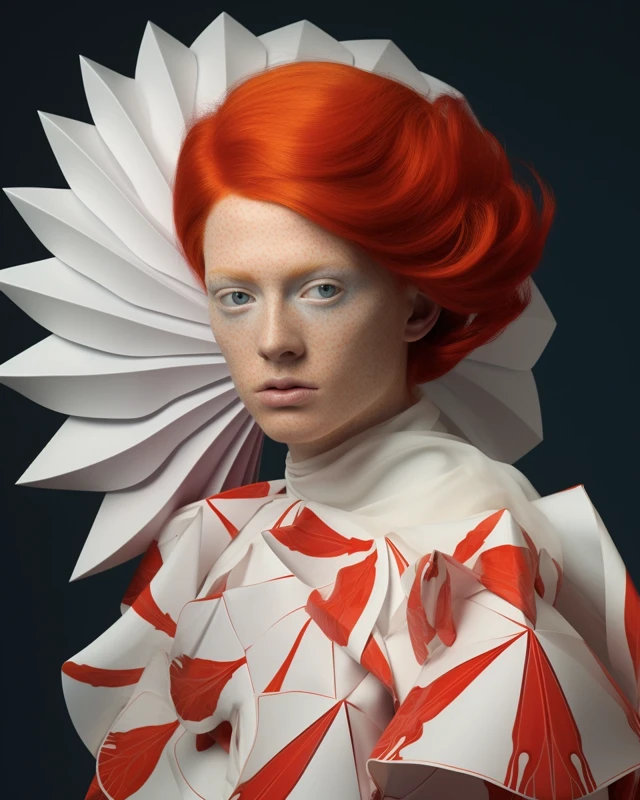 Avant-garde Elf Portraits: MidJourney V5-V7 Evolution - v5.2 - Image 2