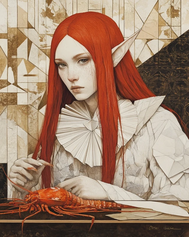 Avant-garde Elf Portraits: MidJourney V5-V7 Evolution - v6.1 - Image 2