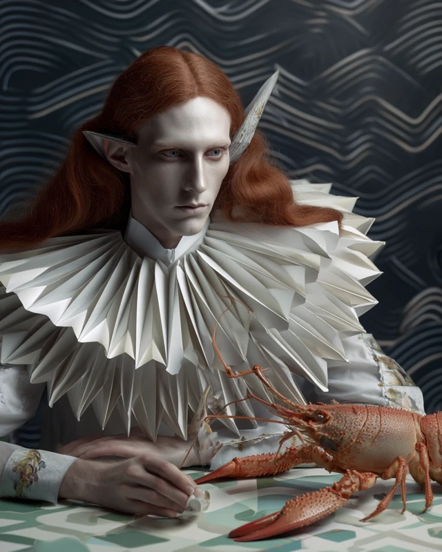 Avant-garde Elf Portraits: MidJourney V5-V7 Evolution - v7.0 - Image 4