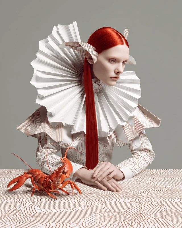 Avant-garde Elf Portraits: MidJourney V5-V7 Evolution - v7.0 - Image 1