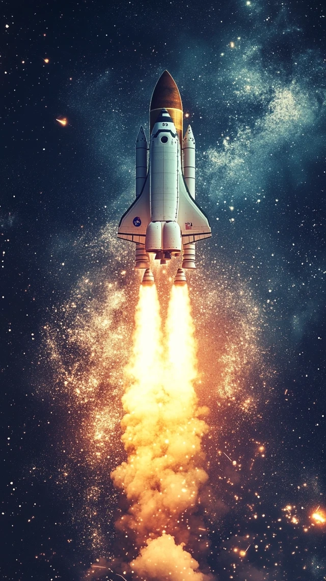 Fantasy Rocket Blastoff Art: MJ v5.2, v6.1, v7.0 Compared - v6.1 - Image 3
