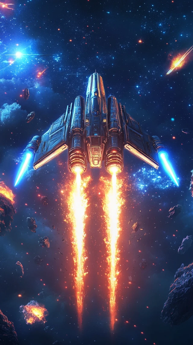 Fantasy Rocket Blastoff Art: MJ v5.2, v6.1, v7.0 Compared - v6.1 - Image 4