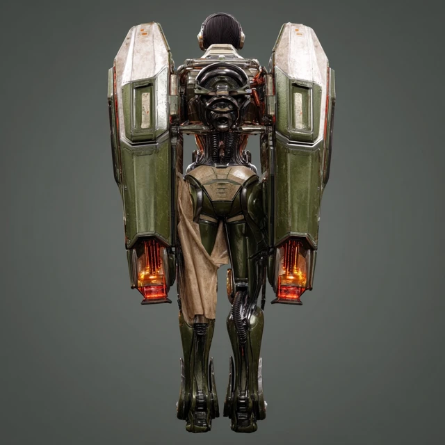 Mecha Thruster Concept Design: Midjourney v5.2-v7.0 Review - v7.0 - Image 3