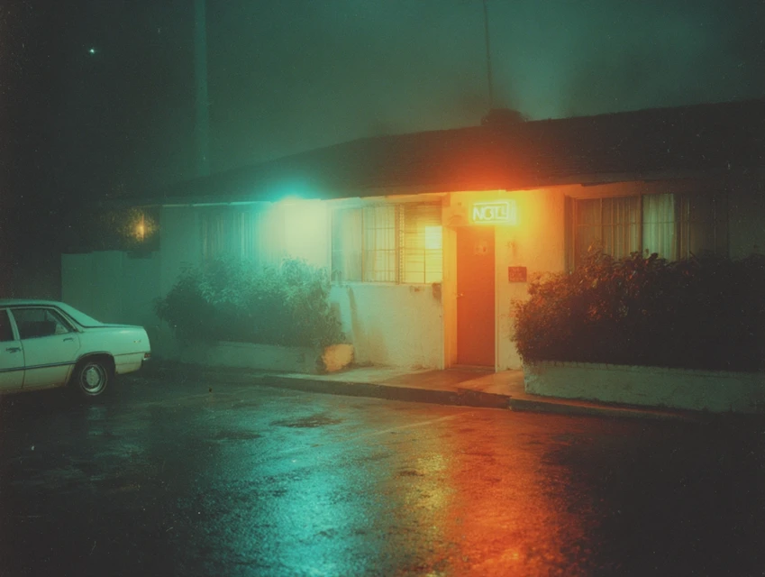 Vintage Motel Snapshots: Midjourney v5.2-v7 AI Compared - v7.0 - Image 4