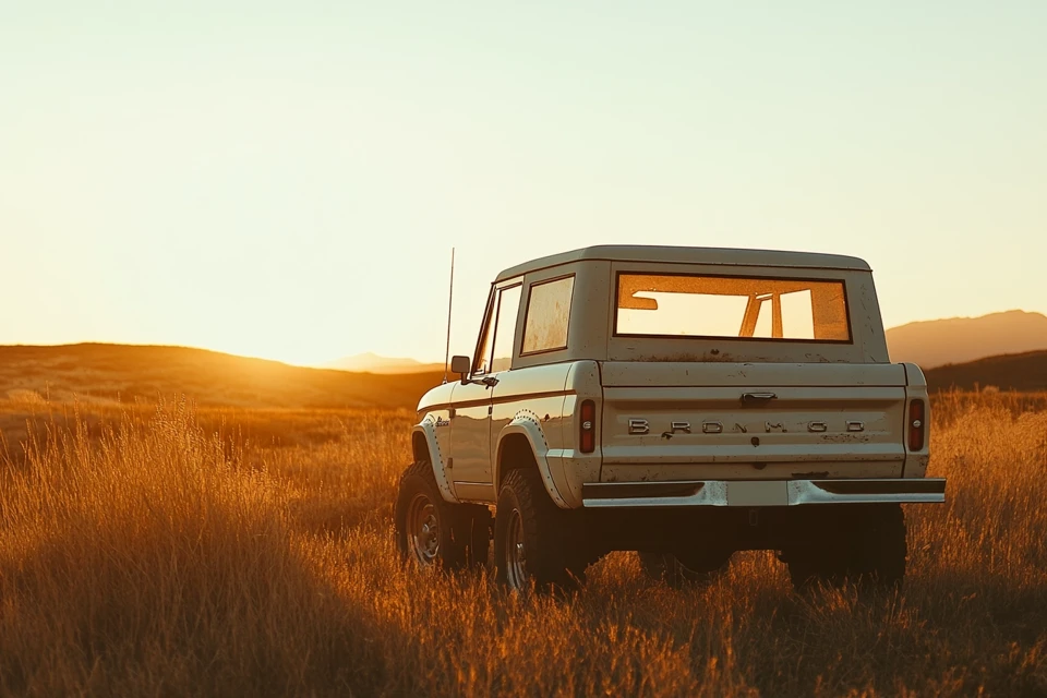 Vintage Bronco Logo: Midjourney v5.2 v6.1 v7.0 Compared - v6.1 - Image 4