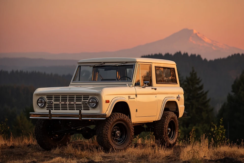 Vintage Bronco Logo: Midjourney v5.2 v6.1 v7.0 Compared - v7.0 - Image 2