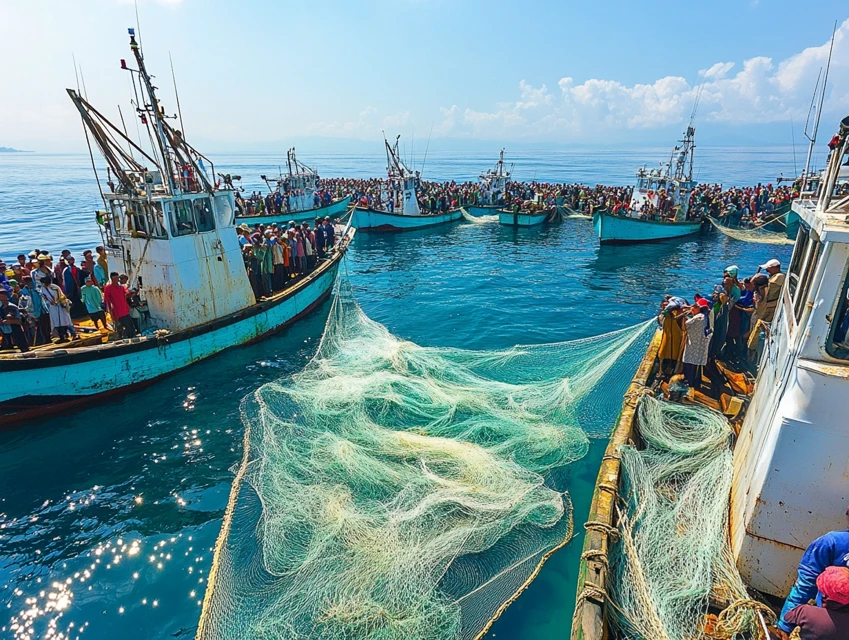 Midjourney: AI Generated Indonesian Fishing Boats v5.2-v7.0 - v6.1 - Image 4