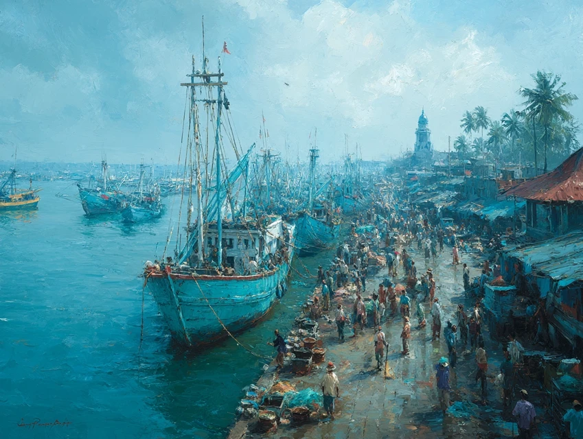 Midjourney: AI Generated Indonesian Fishing Boats v5.2-v7.0 - v7.0 - Image 3
