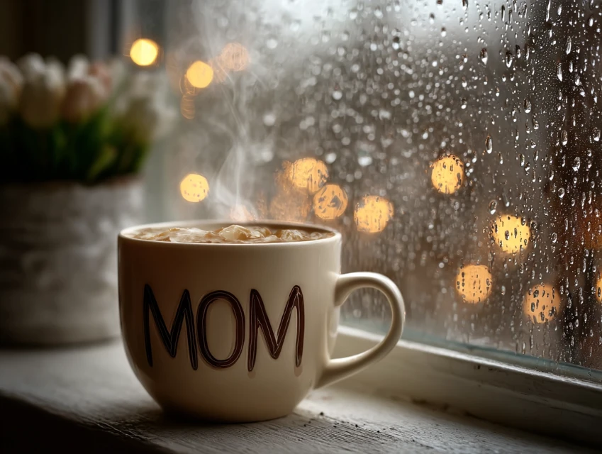Cozy Mom Coffee Mug Stock Photo: MJ v5-v7 Comparison - v7.0 - Image 3