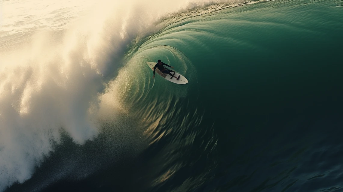 Midjourney Pixar Surfer Art: v5.2-v7.0 Showdown - v5.2 - Image 2