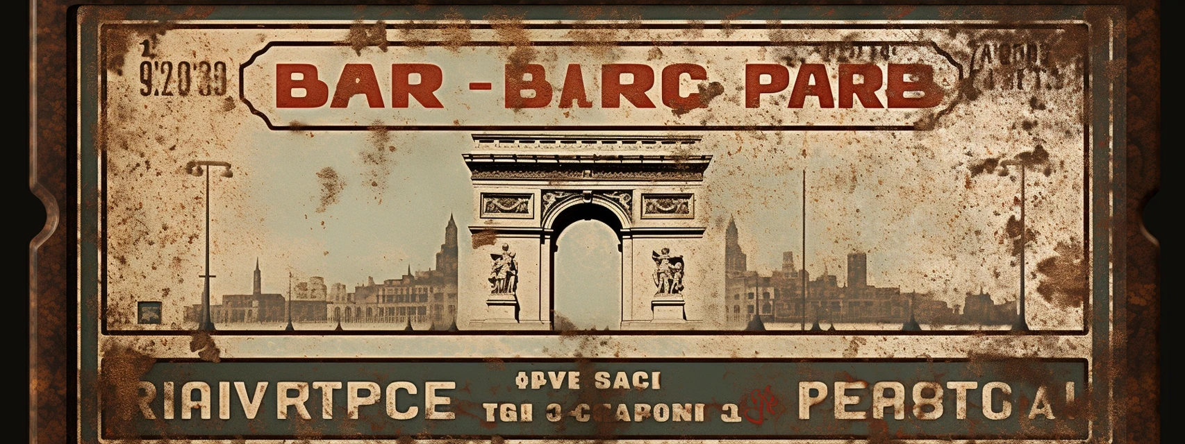 Vintage 3D Paris Sign: Midjourney Version Showdown - v5.2 - Image 2
