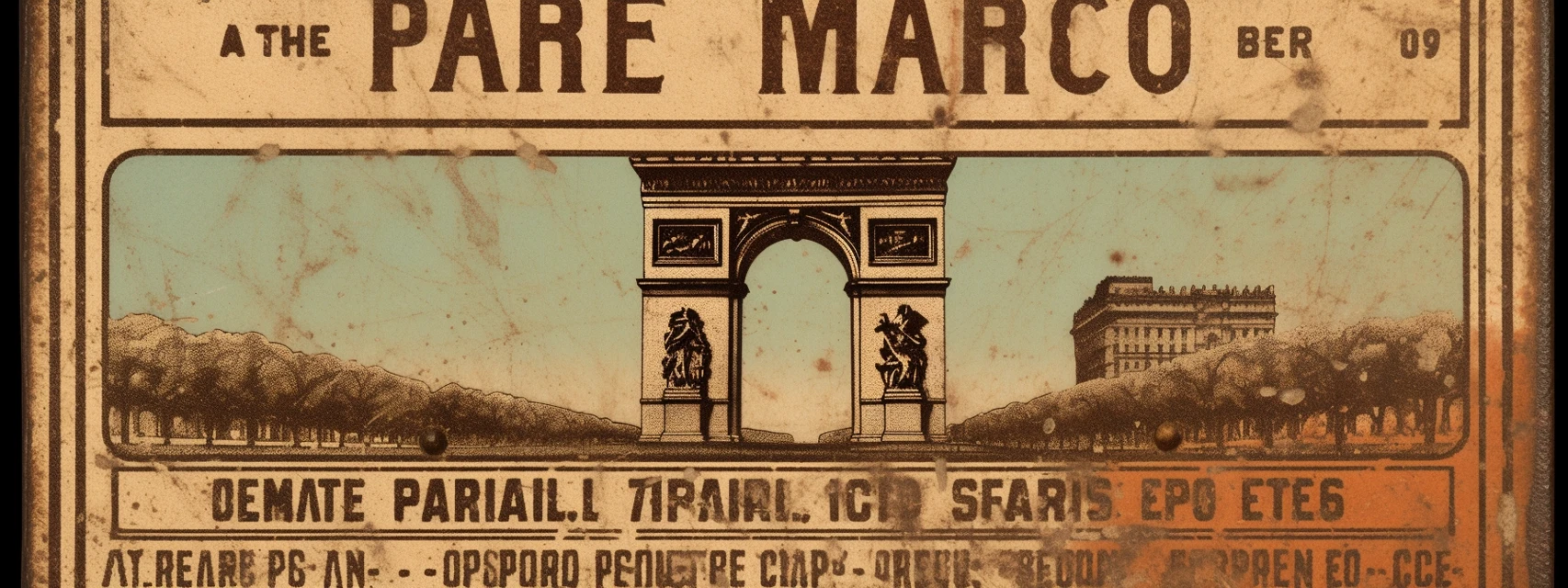 Vintage 3D Paris Sign: Midjourney Version Showdown - v5.2 - Image 1