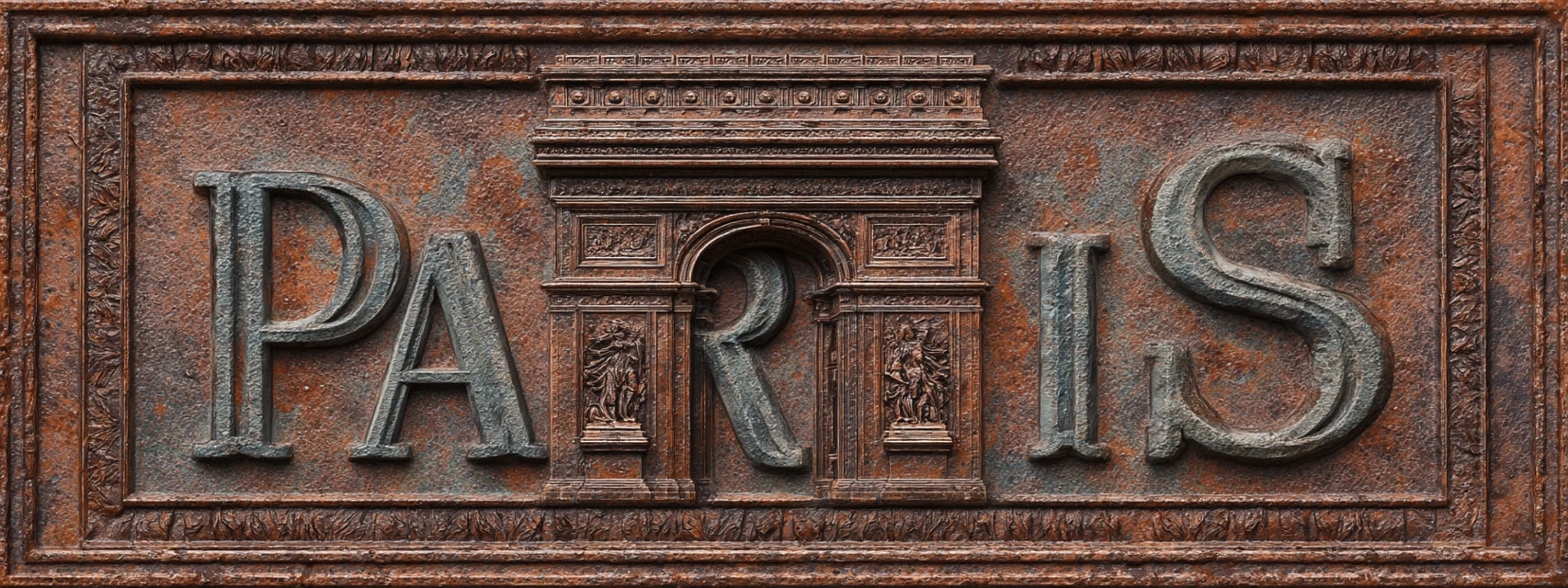 Vintage 3D Paris Sign: Midjourney Version Showdown - v7.0 - Image 1