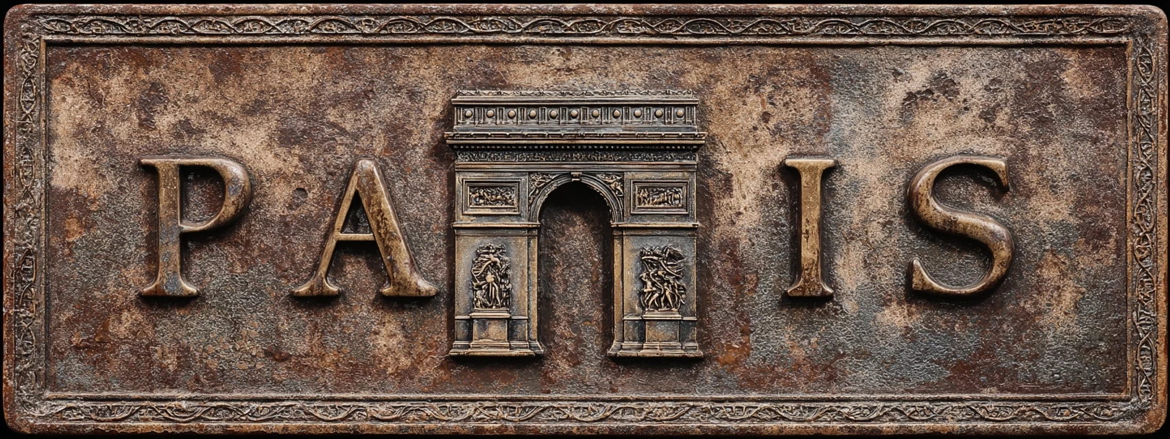 Vintage 3D Paris Sign: Midjourney Version Showdown - v7.0 - Image 3