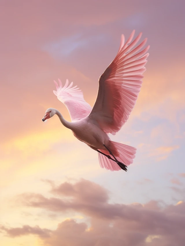 Midjourney Dreamy Flamingo Sky Art: v5.2 vs v6.1 vs v7.0 - v5.2 - Image 1