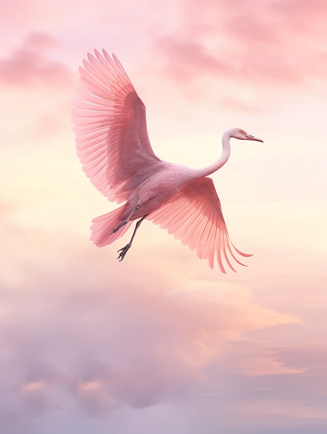 Midjourney Dreamy Flamingo Sky Art: v5.2 vs v6.1 vs v7.0 - v5.2 - Image 2
