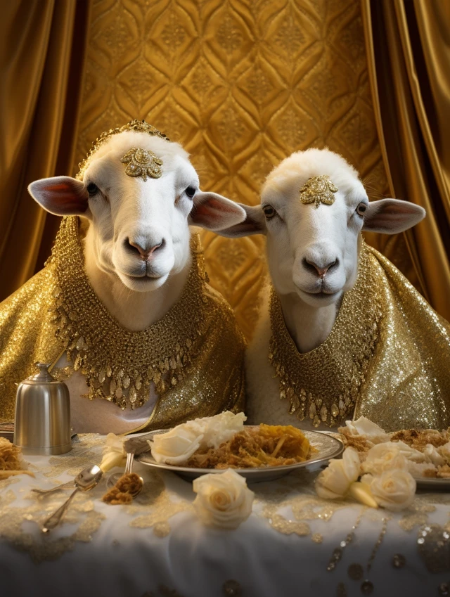 Midjourney’s Evolution: Eid al-Adha Sheep Imagery Compared - v5.2 - Image 3