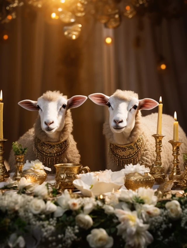 Midjourney’s Evolution: Eid al-Adha Sheep Imagery Compared - v5.2 - Image 4