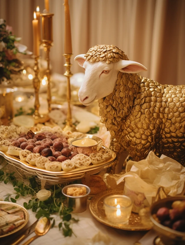 Midjourney’s Evolution: Eid al-Adha Sheep Imagery Compared - v5.2 - Image 1