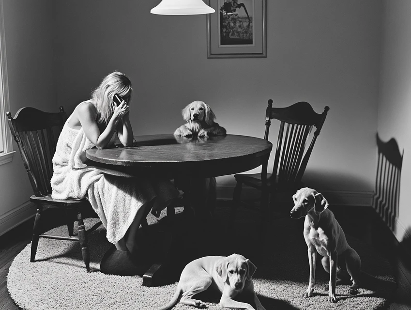 Midjourney’s Surreal Black and White Photography Evolution - v6.1 - Image 3