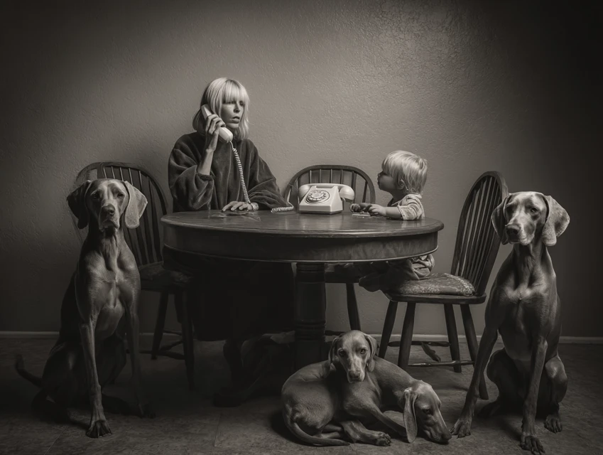 Midjourney’s Surreal Black and White Photography Evolution - v7.0 - Image 2