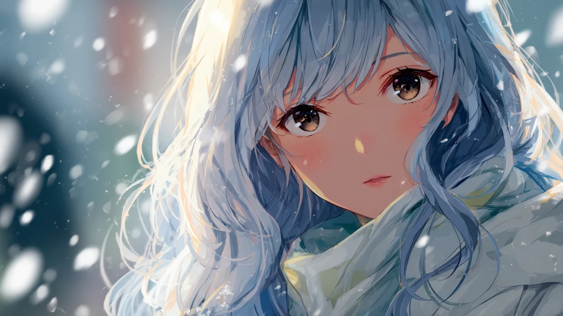 Midjourney Anime Snow Illustration: V5.2 v V6.1 v V7.0 - v7.0 - Image 2