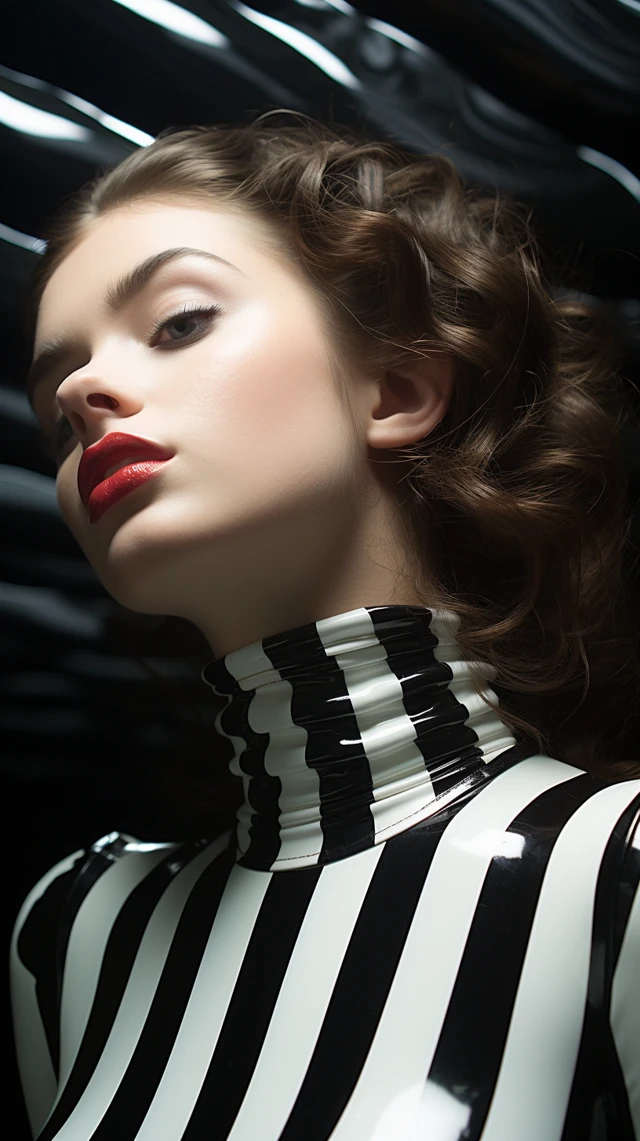 MJ v5.2-v7: Cinematic Underwater Fashion Portrait Evolution - v5.2 - Image 3