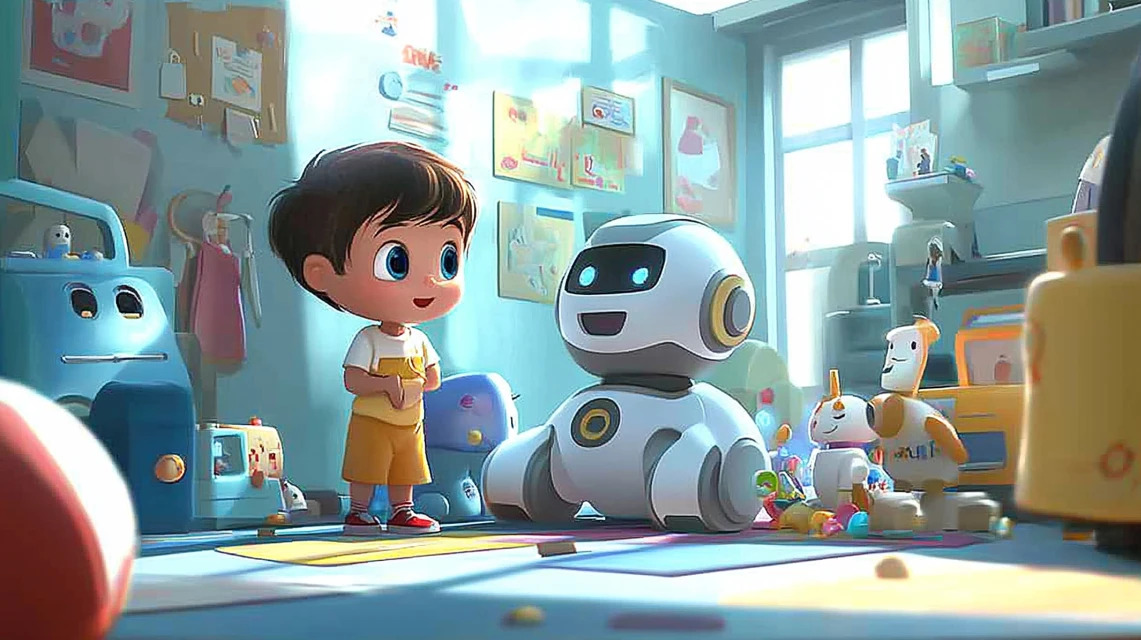Midjourney: Best Pixar Robot Children’s Day Wallpaper? - v6.1 - Image 4