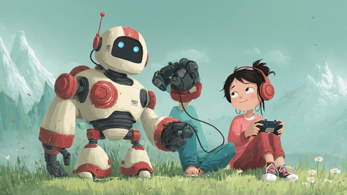 Midjourney: Best Pixar Robot Children’s Day Wallpaper? - v7.0 - Image 2