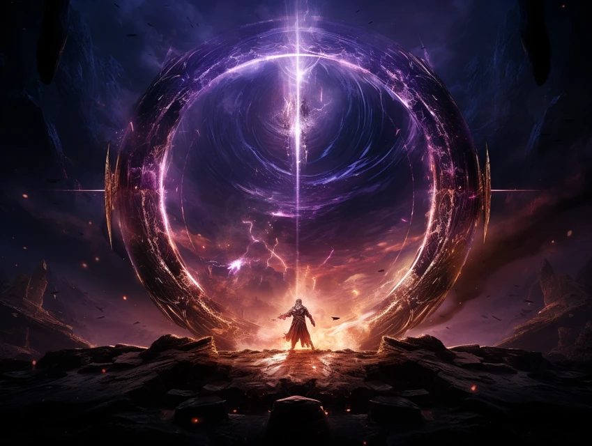 Cosmic Portal Art: Midjourney v5.2 vs v6.1 vs v7.0 Guide - v5.2 - Image 2
