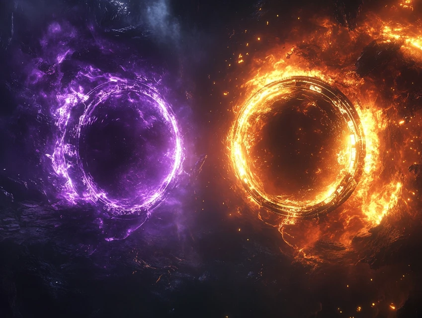 Cosmic Portal Art: Midjourney v5.2 vs v6.1 vs v7.0 Guide - v6.1 - Image 2