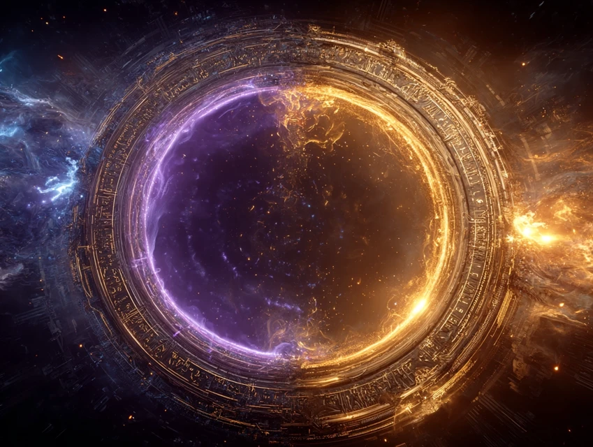 Cosmic Portal Art: Midjourney v5.2 vs v6.1 vs v7.0 Guide - v7.0 - Image 3