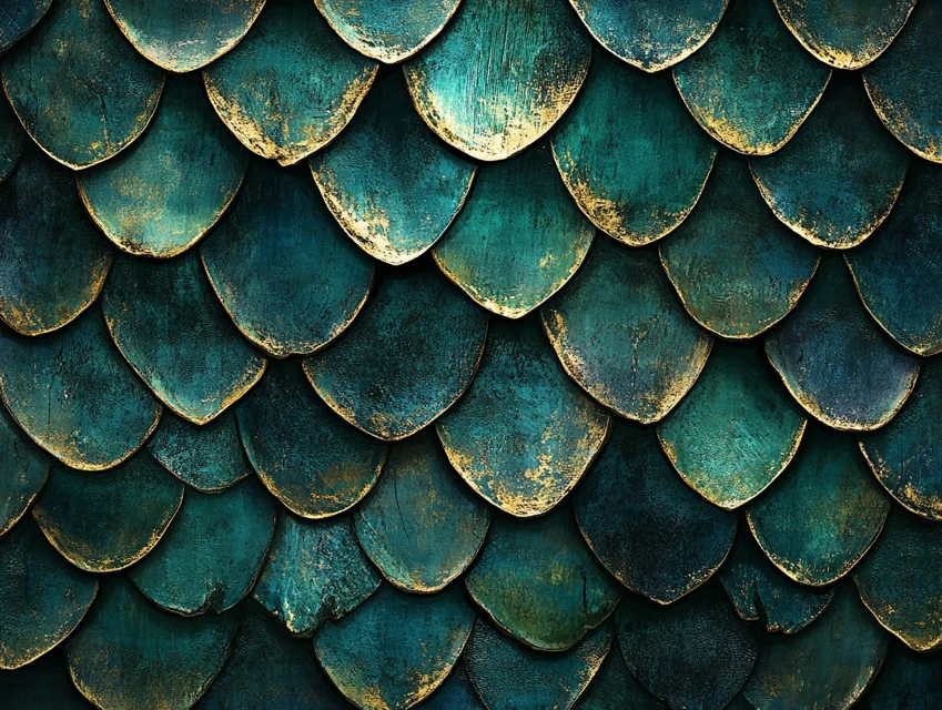 MidJourney’s Best Iridescent Dragon Scale Pattern Generator? - v6.1 - Image 2
