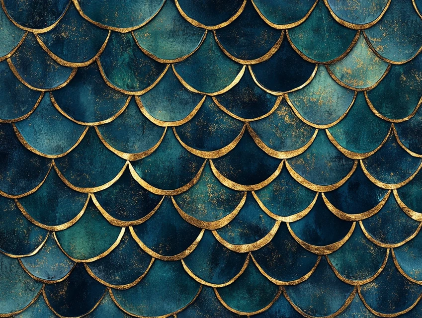 MidJourney’s Best Iridescent Dragon Scale Pattern Generator? - v6.1 - Image 4