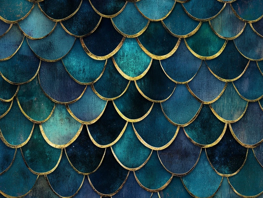 MidJourney’s Best Iridescent Dragon Scale Pattern Generator? - v6.1 - Image 3