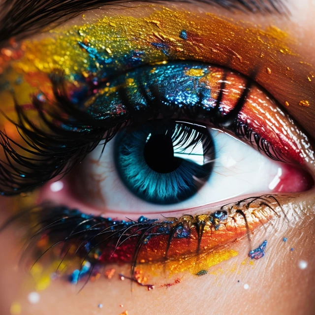 AI Eye Makeup Art: Midjourney v5.2, v6.1 & v7.0 Compared - v5.2 - Image 4