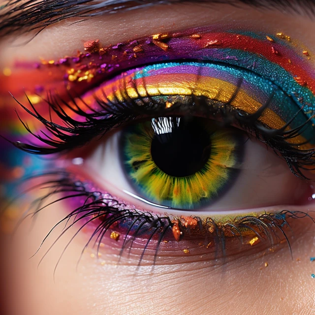 AI Eye Makeup Art: Midjourney v5.2, v6.1 & v7.0 Compared - v5.2 - Image 1