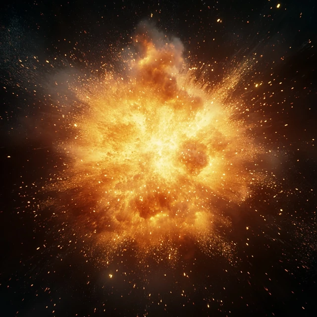 Midjourney v5.2 vs v6.1 vs v7.0: Explosion Rendering Evolution - v6.1 - Image 3