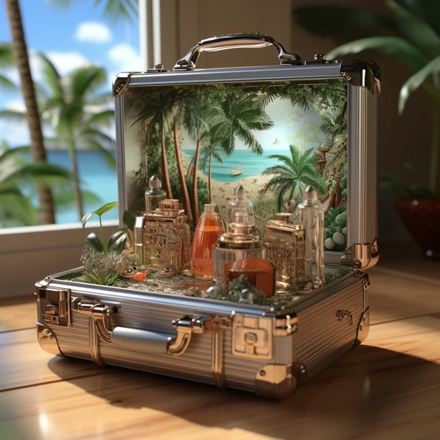 MidJourney v5-v7 3D Miniature Travel Diorama Comparison - v5.2 - Image 3