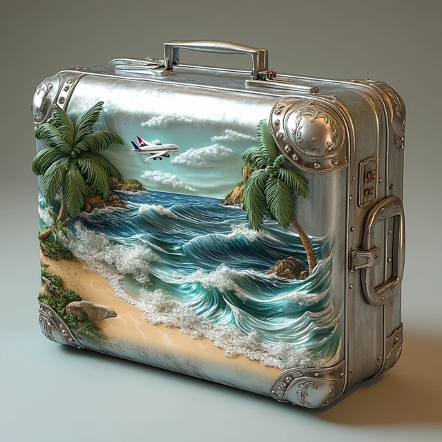 MidJourney v5-v7 3D Miniature Travel Diorama Comparison - v6.1 - Image 3