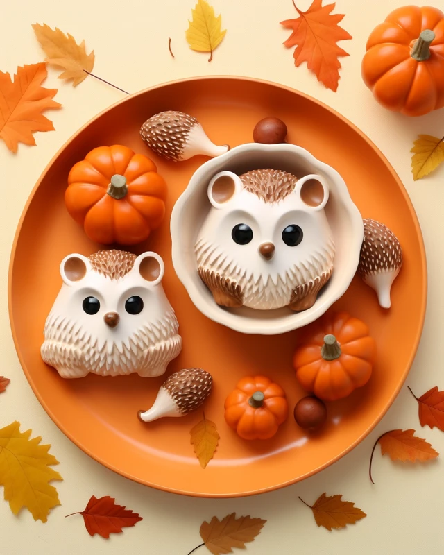 MJ v5.2-v7: Cute Autumn Ceramic Animal Decor Showdown - v5.2 - Image 4