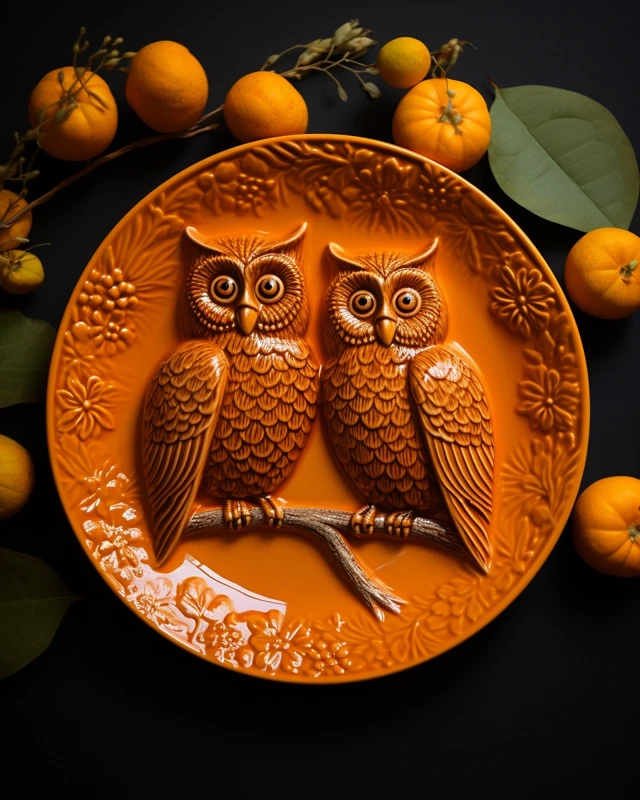 MJ v5.2-v7: Cute Autumn Ceramic Animal Decor Showdown - v5.2 - Image 1