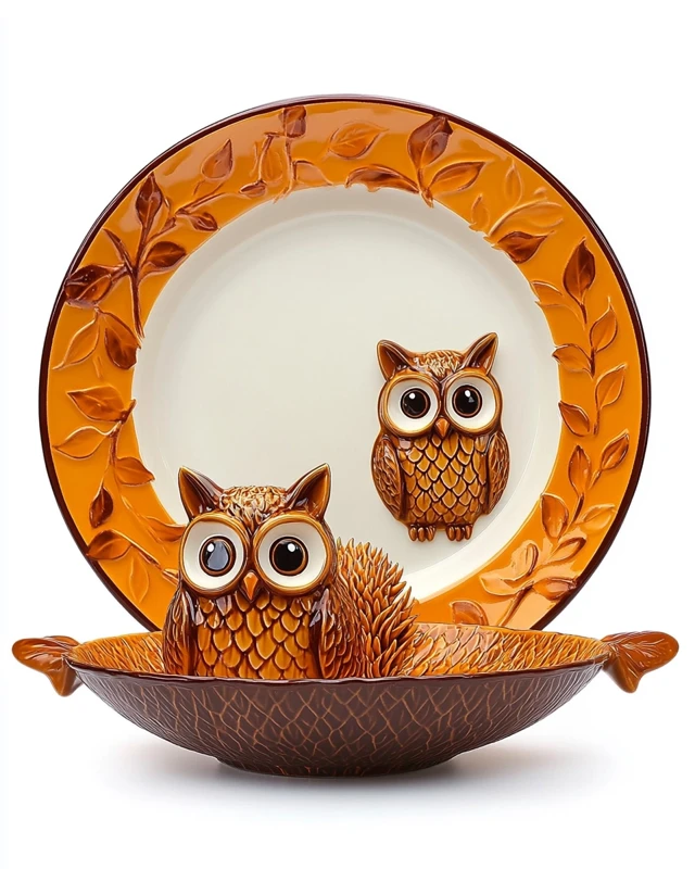 MJ v5.2-v7: Cute Autumn Ceramic Animal Decor Showdown - v6.1 - Image 2