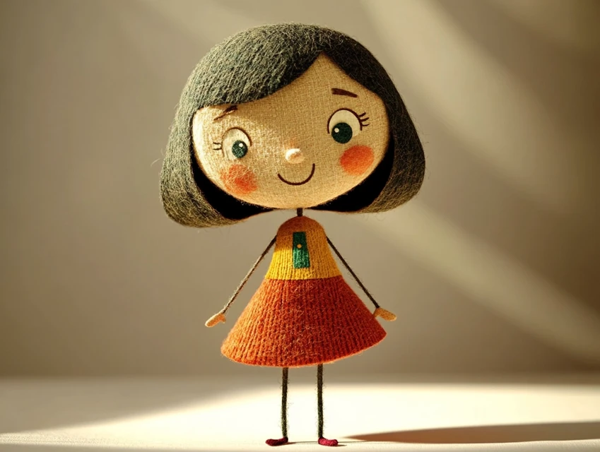1970s Felt Toys: Midjourney v5.2-v7.0 AI Test - v6.1 - Image 1
